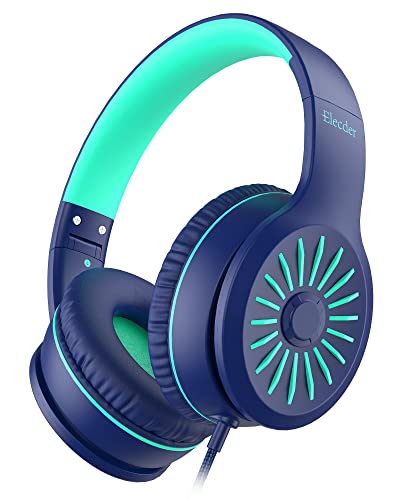 Foldable Stereo Bass Headphones - Blue