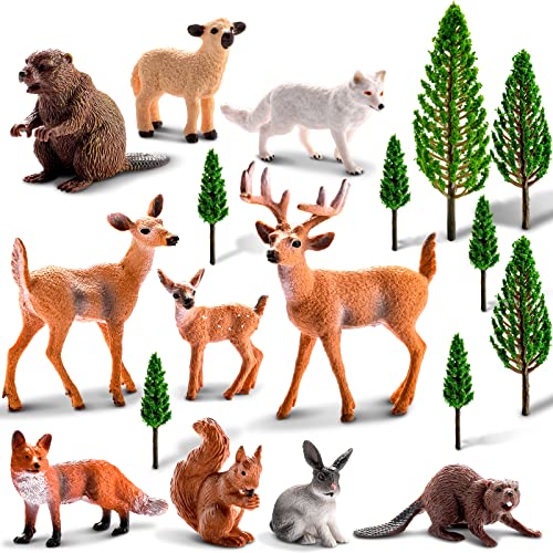 Forest Animals Figurines Woodland Animals Toys