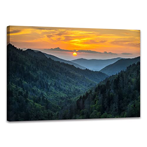 Forest Sunrise Wall Art Decor