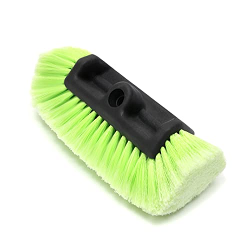 EVERSPROUT 11-inch Scrub Brush with Built-in Rubber Bumper | Soft Bristles  wash Car, Truck, RV, Boat, Solar Panel, Floor | Bumper Prevents Scratches 