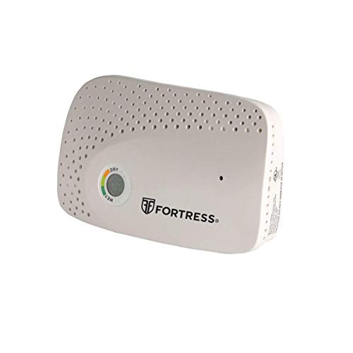 Fortress Cordless Rechargeable Dehumidifier, White