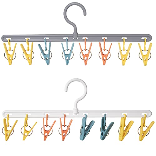 Foshine Clothes Hanger with Color Clips