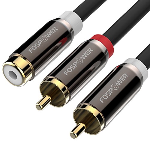 FosPower Y Adapter Subwoofer Cable