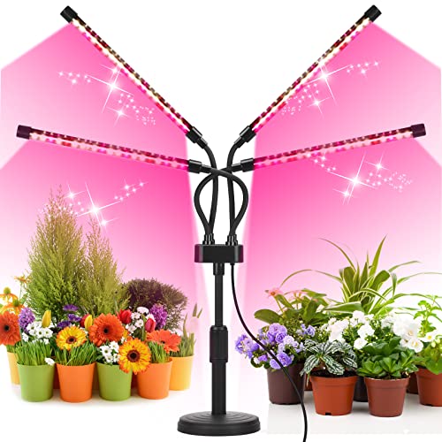 Four Head LED Grow Light with Full Spectrum & Red White Spectrum