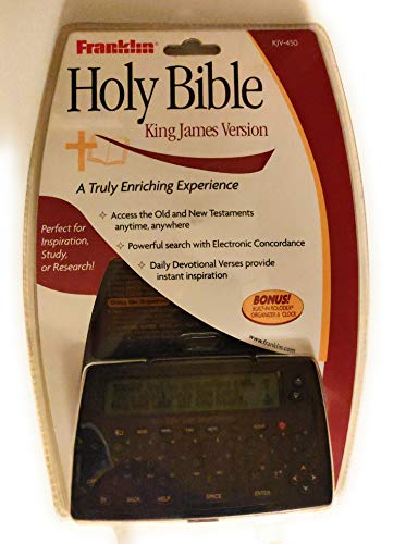 Franklin Pocket KJV Electronic Holy Bible