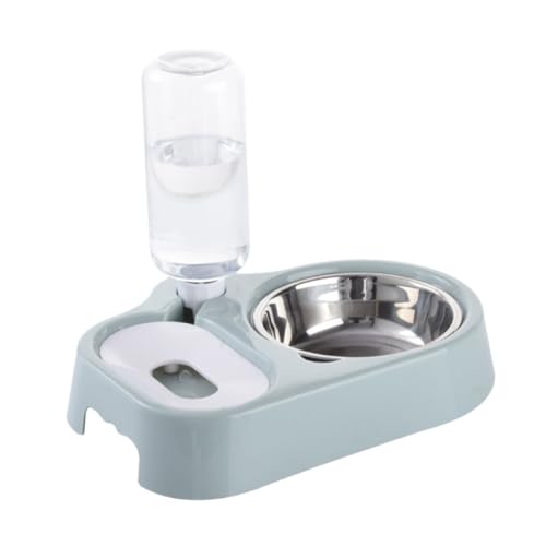 FRCOLOR Auto Feeder Stainless Steel Dog Bowls