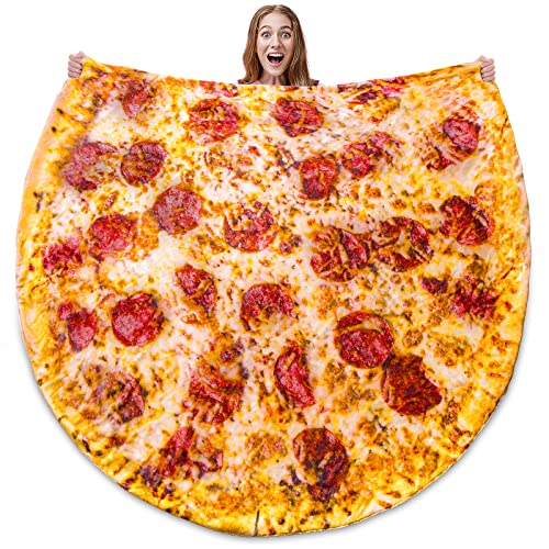 FREESOOTH Pizza Throw Blanket