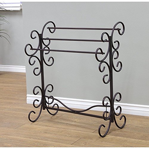 Frenchi Blanket Rack, Black