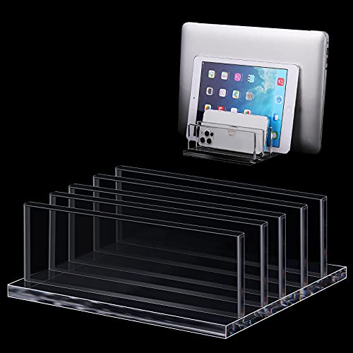 Frienda 4-Compartment Acrylic Vertical Laptop Stand