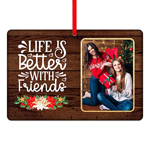 Friends Christmas Ornament with Picture Frame