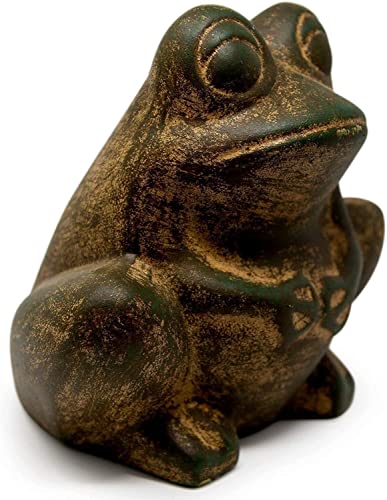 Frog Garden Statue for Patio & Yard
