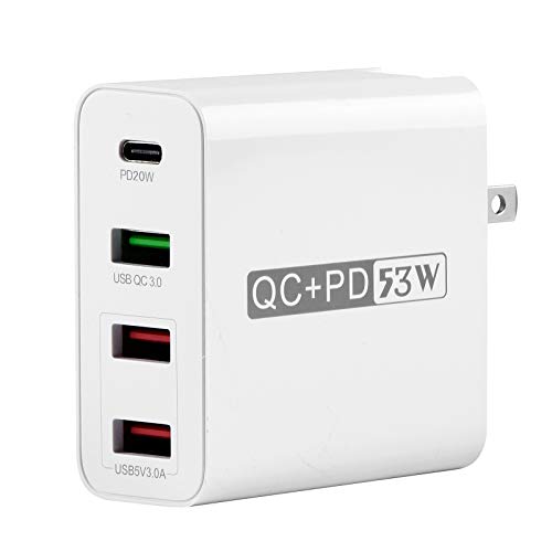 FUHAOXUAN 4-Port USB Charging Station - Quick Charge, Multi-Port