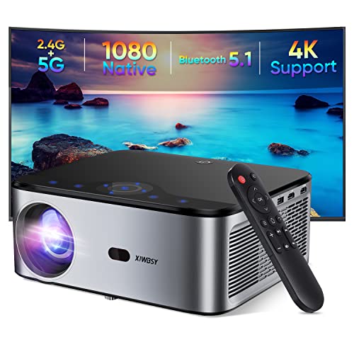 Full HD Portable Projector with WiFi and Bluetooth