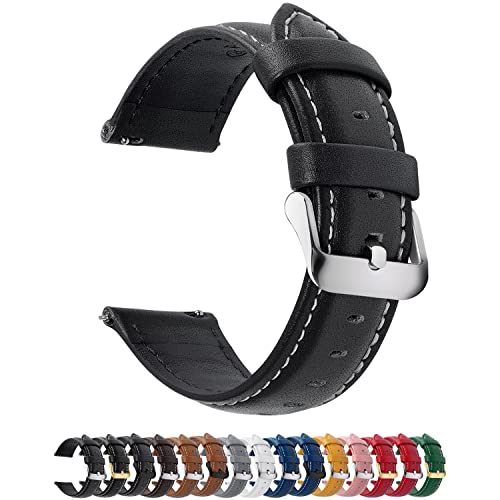 Fullmosa 20mm Leather Watch Bands for Samsung Galaxy Watch