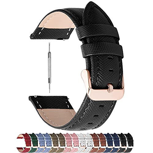 Fullmosa Cross 18mm Leather Watch Band