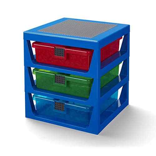 Fun and Practical Lego 3-Drawer Storage Rack System