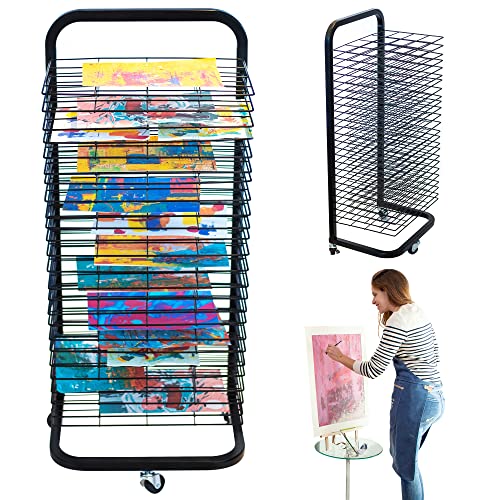 Functional & Mobile Paint Drying Rack