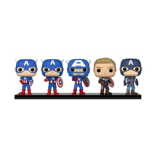 Funko Pop! Marvel: Year of The Shield - Captain America Through The Ages 5 Pack