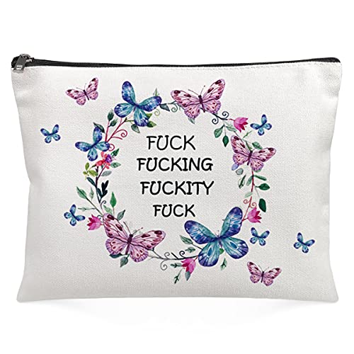 Funny Canvas Makeup Bag for Women