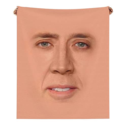 Funny Face Flannel Fleece Throw Blanket