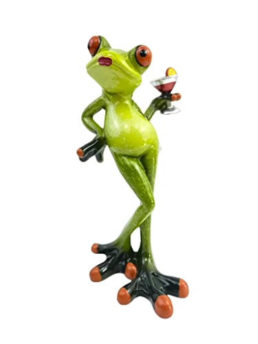 Funny Frog Figurines Decor