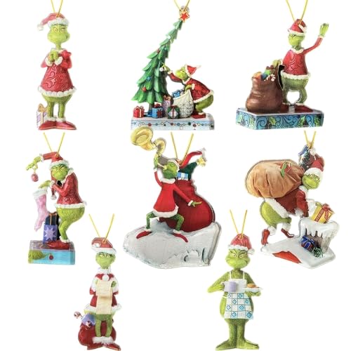 Funny Green Doll Christmas Tree Decorations