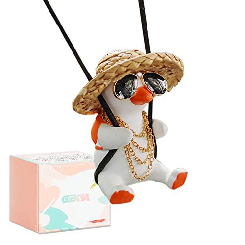 Funny Swinging Duck Car Mirror Hanging Accessories