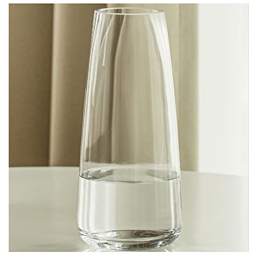 FUNSOBA Clear Glass Vases for Flower Centerpieces