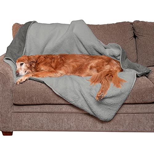 Furhaven Waterproof & Self-Warming Throw Blanket for Dogs & Indoor Cats