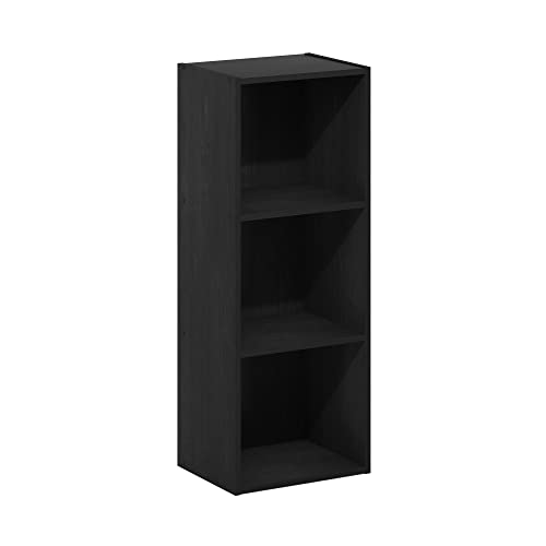 Furinno Pasir 3-Tier Bookcase, Blackwood