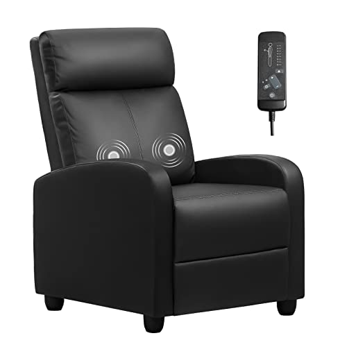 Furniwell Recliner Chair with Massage and Footrest
