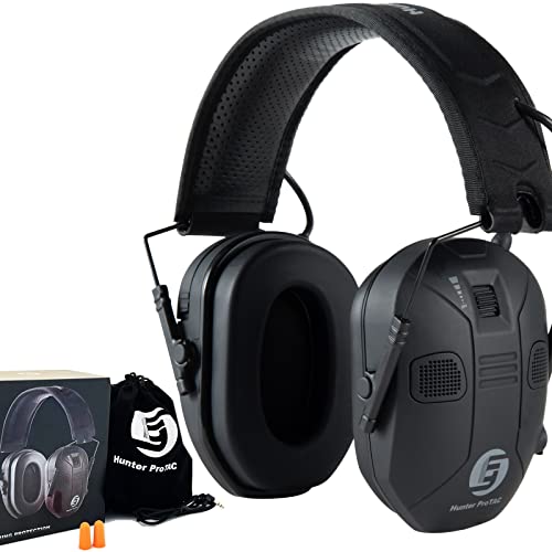 FUYOU 360 Degree Electronic Hearing Protection Shooting Earmuffs Gun Range