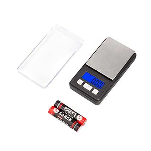Fuzion Ultra Mini Scale, 1000g x 0.1g Digital Pocket Scale, Grams and Oz 6 Units, Gram Scale with LCD Display, Tare, Battery Included