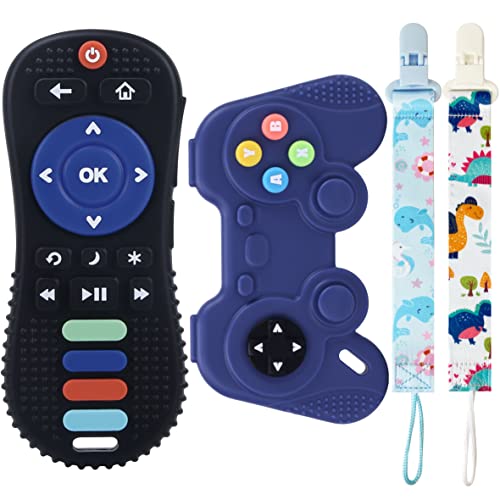 FXK Teething Toys - Remote Control & Game Controller Shape Chew Toys