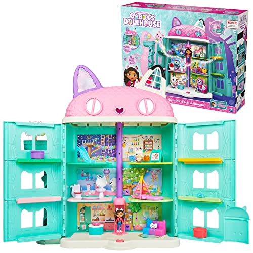 Gabby’s Purrfect Dollhouse with 15 Pieces