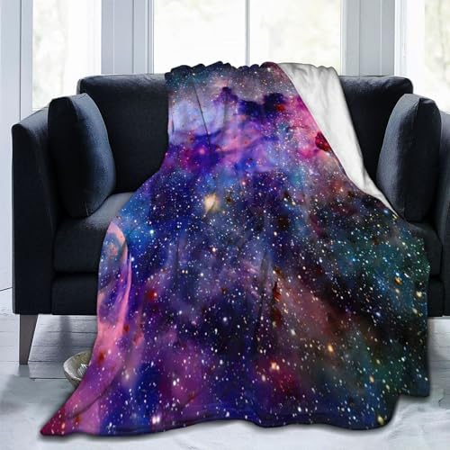 Galaxy Fleece Blanket - Super Soft Cozy Throw