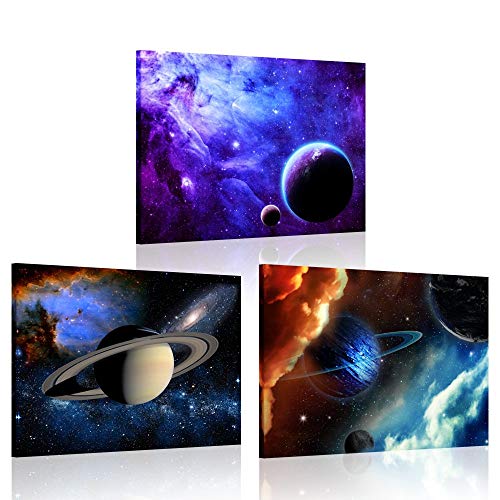 Galaxy Stars Abstract Space Wall Art Canvas Prints