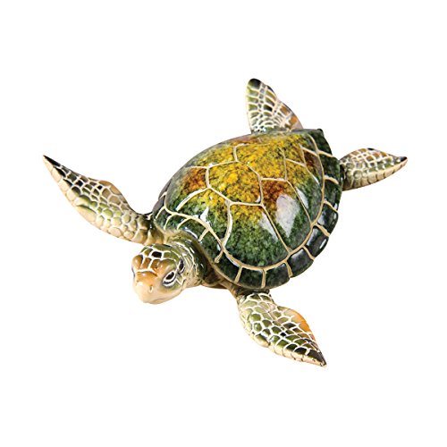 GALLERIE II 4" Green Sea Turtle Resin Figure