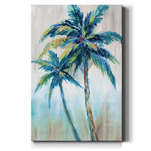 Gallery Canvas Nature Artwork - Blue Palm Trees