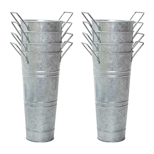 Galvanized Metal Vases
