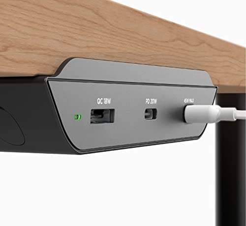 Galvanox USB C Under Desk Charging Hub