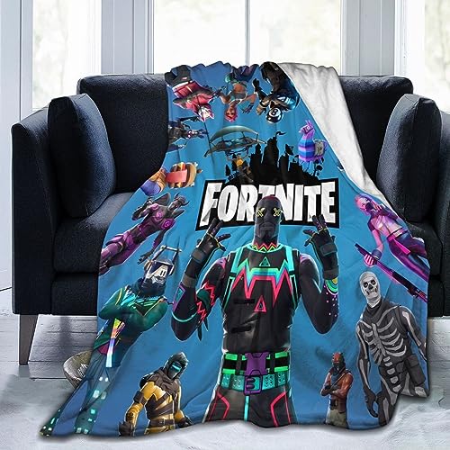 Game Blanket Cartoon Throw Blanket Ultra-Soft Blanket for Couch Bed Living Room Bedroom Car 50"X40"