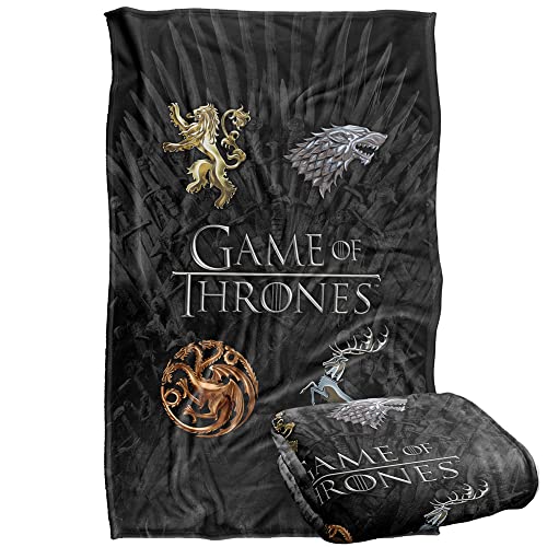 Game of Thrones Chrome House Sigils Blanket