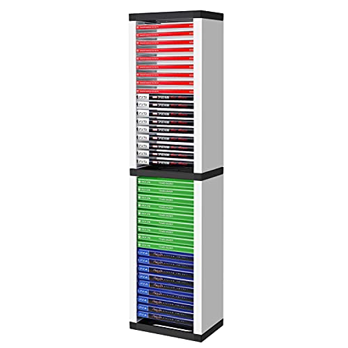Game Storage Tower - Universal DVD Holder Shelf Rack Stand