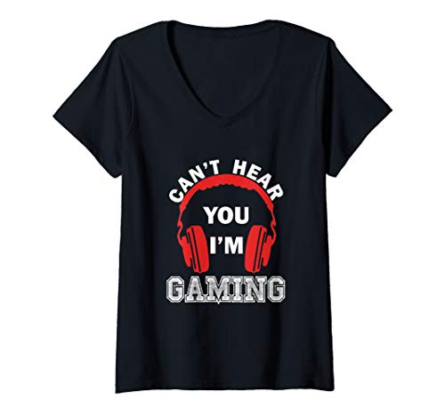 Gamer Headset V-Neck T-Shirt