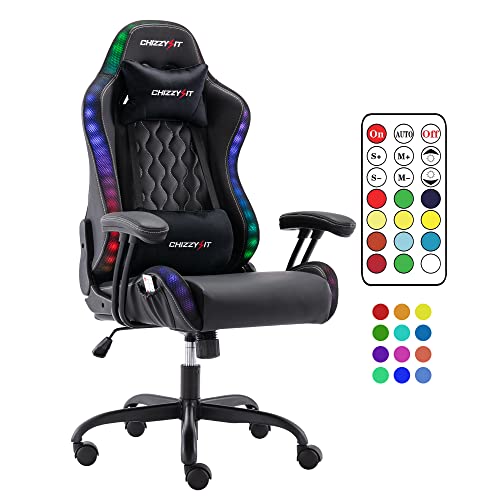 Gaming Chair with RGB LED Lights