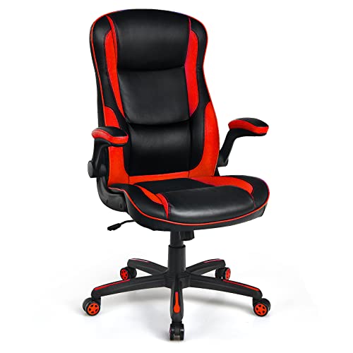 Gaming Chair with Rocking Backrest & Ergonomic Design