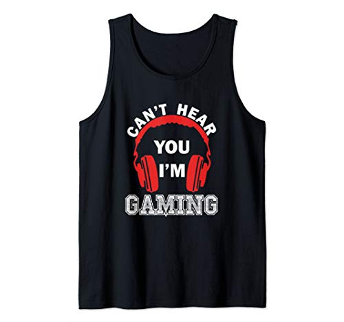 Gaming Gift Gamer Headset Tank Top