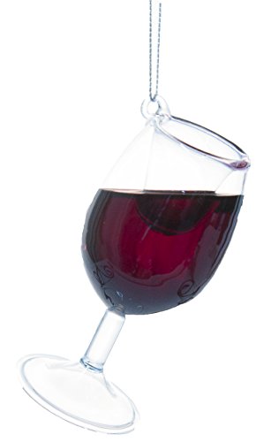 Ganz Merry Merlot Wine Glass