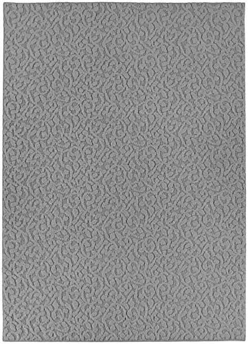 Garland Rug Ivy Collection Area Rug, 9 ft x 12 ft, Silver